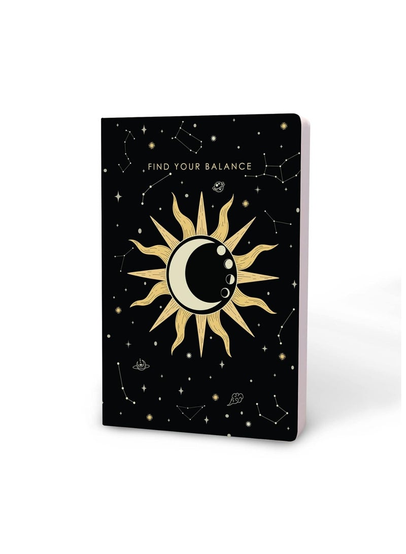 FACTOR NOTES A5 Size Softbound Ruled Journal Notebook 90gsm Thickness 160 Pages - Image 1
